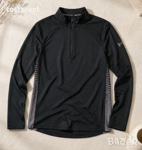 Блуза с дълъг ръкав Under Armour Coldgear Black 1/4 Zip Long Sleeve Shirt – XXL 2XL