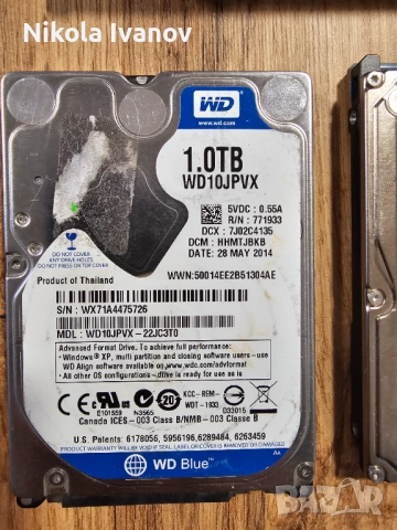 Лот от 9 бр. дефектни хард дискове (HDD/SSD) – за части/любители/хоби | Seagate, Samsung, WD, HGST, снимка 12 - Твърди дискове - 54016700