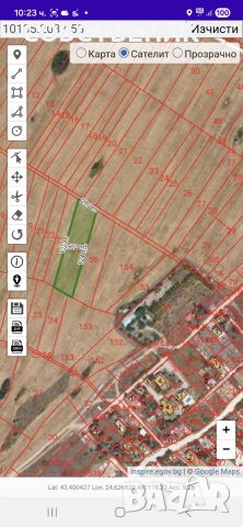 Парцел 3500кв.м с номер 10135.2037.55,граничи (около 100м)с къщите, снимка 2 - Парцели - 55283831