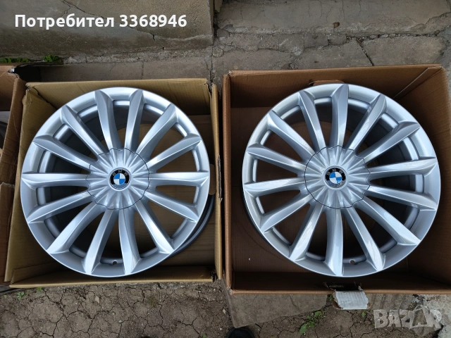 ОРИГИНАЛНИ ДЖАНТИ БМВ 19" 5Х112 BMW 5x112 спорт пакет, снимка 4 - Гуми и джанти - 55252562