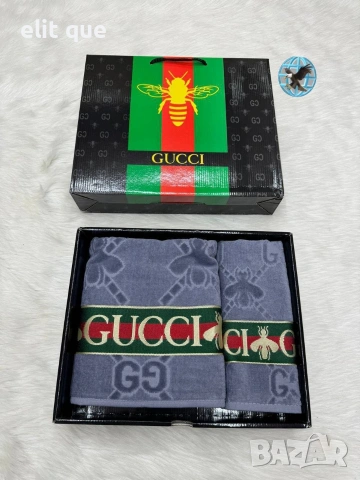 плажни кърпи 90×50см 70×140см 2 броя в кутия hermes Victoria's secret hugo boss Gucci , снимка 13 - Хавлиени кърпи - 55217364