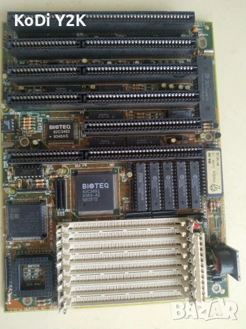 Дънна платка с процесор 386 DX -33MHz за ретро компютър