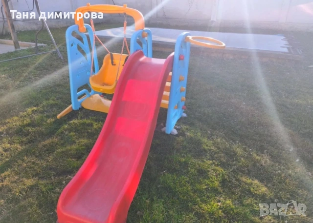 Детска пързалка с люлка
