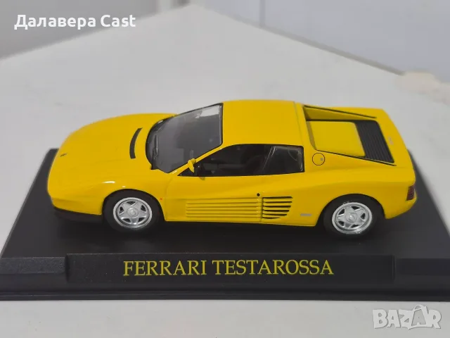 1/43 Ferrari Testarossa Altaya , снимка 4 - Колекции - 55648359