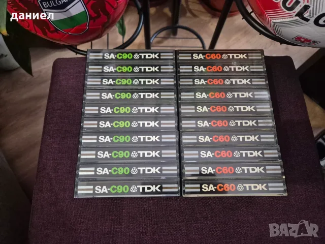 20 оригинални японски аудио касети TDK SA-C60/90 – TYPE II – хромна лента + подарък, снимка 2 - Аудио касети - 55415129