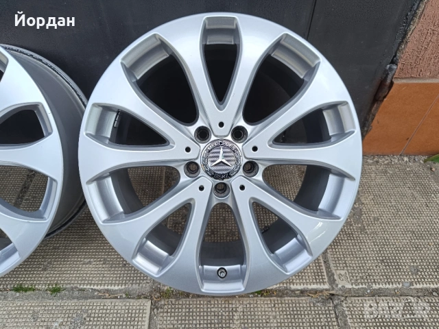 ОРИГИНАЛНИ джанти 18 ' цола 5x112 МЕРЦЕДЕС / MERCEDES E Klasse W213 8J ET43 + датчици, снимка 10 - Гуми и джанти - 54527731