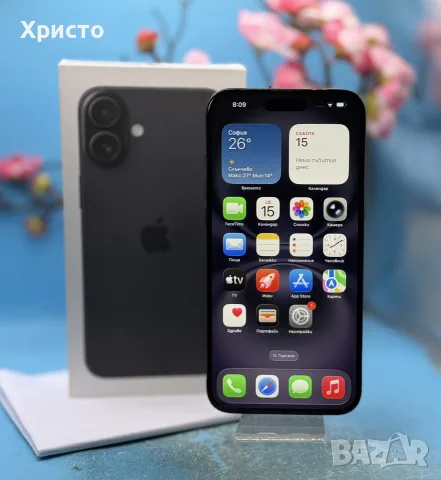 ГАРАНЦИОНЕН!!! Apple iPhone 16 Plus, 128GB, 5G, Black, снимка 7 - Apple iPhone - 55679920