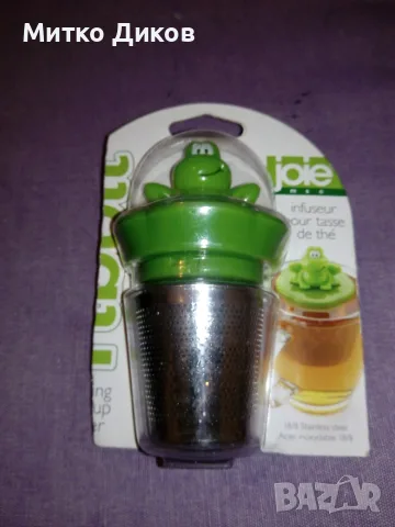 Joie Ribbit Frog Floating Stainless steel Loose Leaf Tea Cup Infuser за чай приготвяне нов