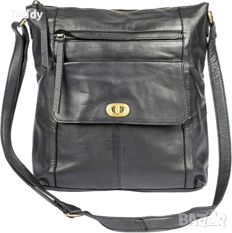 Маркова просторна кожена чанта (Дания) от естествена кожа