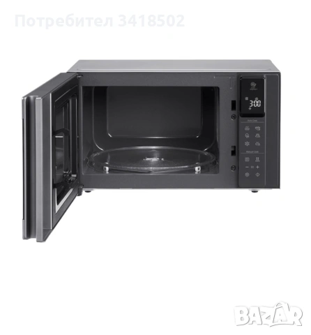 Микровълнова фурна LG MS2595CIS, 25 л, 1000 W, Дигитална, Inox, снимка 2 - Микровълнови - 54813365