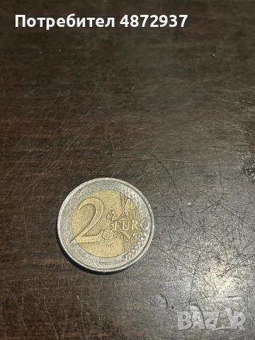 Монета 2 евро дървото на живота 2001г 