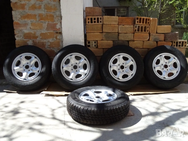 Стоманени джанти с гуми за Land Rover Freelander 1, снимка 2 - Гуми и джанти - 54367662