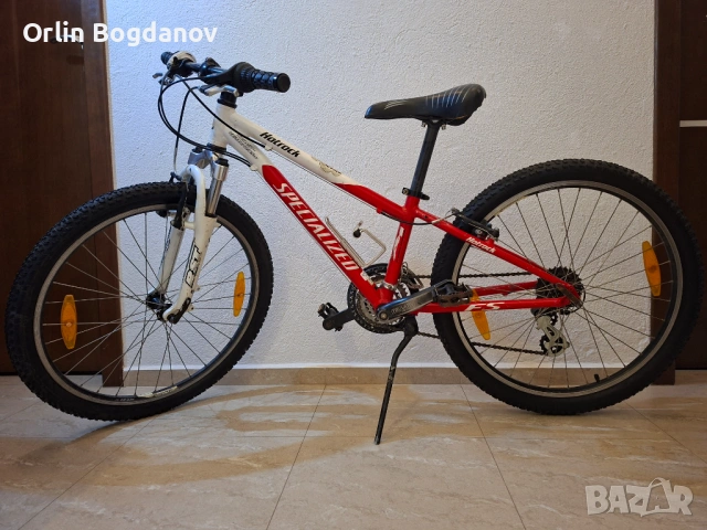 Велосипед SPECIALIZED 24'' гуми + звънец + 2 странични ръкохватки, снимка 2 - Велосипеди - 54176112