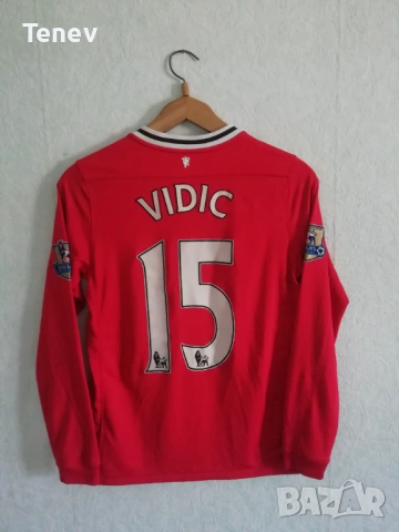 Manchester United Vidic Nike оригинална тениска фланелка екип Манчестър Юнайтед Видич 