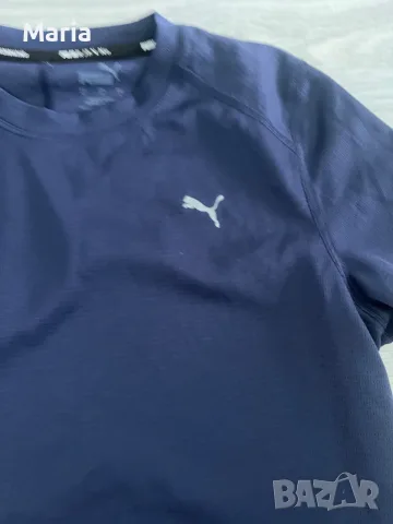 Puma Running спортна тениска тъмносиня DryCELL, снимка 2 - Спортни екипи - 55450120