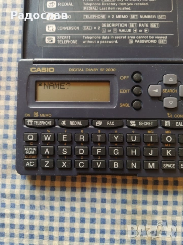 стар електронен бележник CASIO, снимка 3 - Друга електроника - 54462263