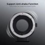 K&F Concept KF06.464 EF-EOS M адаптер с автофокус – Canon EF/EF-S към Canon EOS M, снимка 5