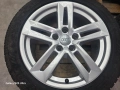 Лети джанти 17ки 5х112 Audi + зимни гуми 225/50/17 Dunlop, снимка 5