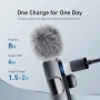 Нов Безжичен петличен микрофон за iPhone Android TikTok YouTube USB-C Lightning, снимка 5