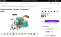 Пълен комплект барабани Yamaha Rydeen (чинели Meinl, Stagg, Zildjian, хардуер Pearl, PDP, Mapex), снимка 4