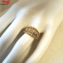 Пръстен с 14К златно покритие 224899, снимка 4