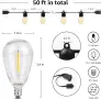 Lepro S14 Външни гирлянди - 15 метра с 15 нечупливи LED крушки Edison, водоустойчиви, снимка 3