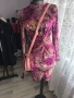 Нова рокля на цветя в цвят фукция - 13 euro, снимка 1