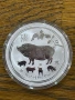 Сребро 1 oz монета "Годината на Прасето" 2019, снимка 3