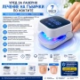 Лазерен уред за грижа за ноктите с LED дисплей – Синя и инфрачервена светлина, USB зареждане, снимка 1