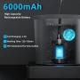 Преносим къмпинг душ Mytrix, 6000mAh помпа, дисплей и 20L кофа, снимка 3