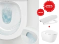 Конзолна тоалетна Ona Rimless Vortex и бавнопадащ капак Supralit - Roca, снимка 2
