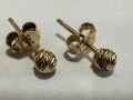 Златни обеци 14K – 0,88гр, снимка 3
