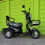Двуместна електрическа триколка Pudding 1800W-48V-20Ah - BLACK , снимка 3
