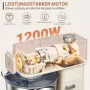ZACME кухненски робот 1200W, 5.2L, метален корпус, LED дисплей, снимка 3