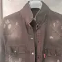 Ефектна дънкова риза Dsquared2 (Размер L) – Slim Fit / Протрит ефект / Като нова!, снимка 1