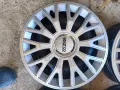 Оригинални VW стоманени джанти 14" 5x100 ET35 + тасове Sparco, снимка 3