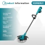 YOFIDRA 10-инчова електрическа косачка за трева 6000W 58000 об/мин,, снимка 2