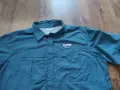 Columbia Men's Short Sleeve Shirt Cascades Explorer Short - МЪЖКА ТРЕКИНГ РИЗА като нова 2ХЛ, снимка 4