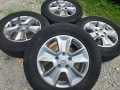 Лети джанти 16ки 5х114.3 Dacia + зимни гуми 215/65/16 Continental, снимка 1