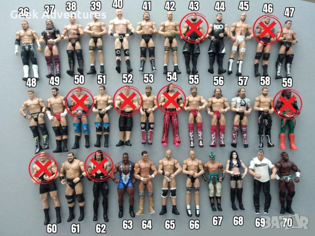 Кечисти Екшън Фигурки WWE Pro-Wrestling Кеч Играчки John Cena Randy Orton Brock Lesnar 3/3, снимка 2 - Фигурки - 46367335