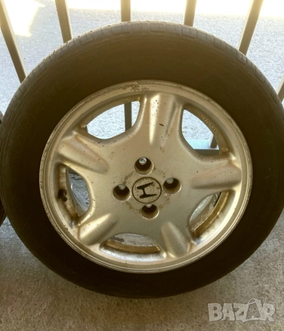 Алуминиеви джанти 15x5.5j/ET45/4x100/56.1 за honda jazz 2008-2015г., снимка 4 - Гуми и джанти - 54693150