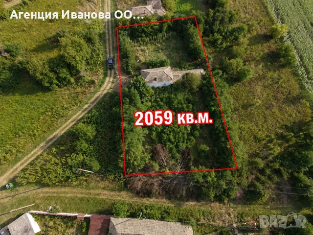 Къща с двор 2 059 кв.м, с.Глогинка, общ.Попово, снимка 5 - Къщи - 55555092