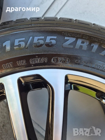 Джанти VW Alutec Germany 17 с гуми KUMHO на 1500км, снимка 5 - Гуми и джанти - 54291097
