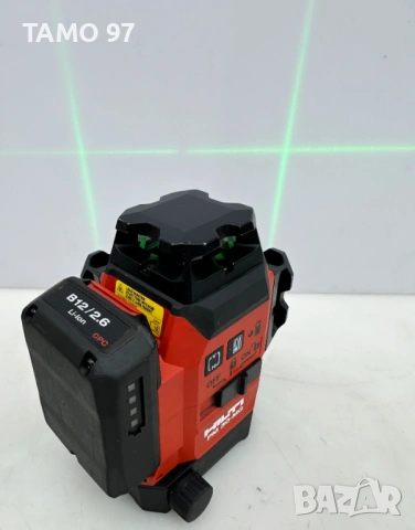 Hilti PM 30-MG - Лазер с 3 зелени линии 360° перфектен! , снимка 5 - Други инструменти - 54084017