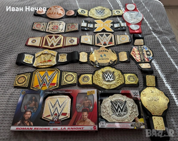 WWE  Championships, снимка 5 - Фен артикули - 48659124