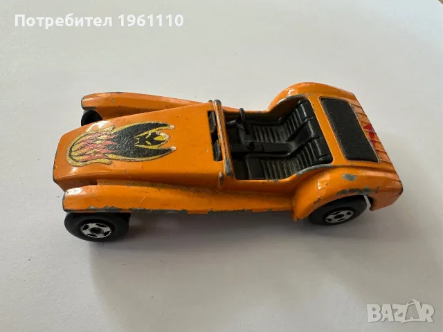 СТАРА РЕТРО МЕТАЛНА КОЛИЧКА MATCHBOX ENGLAND LOTUS SUPER SEVEN., снимка 2 - Колекции - 55425144