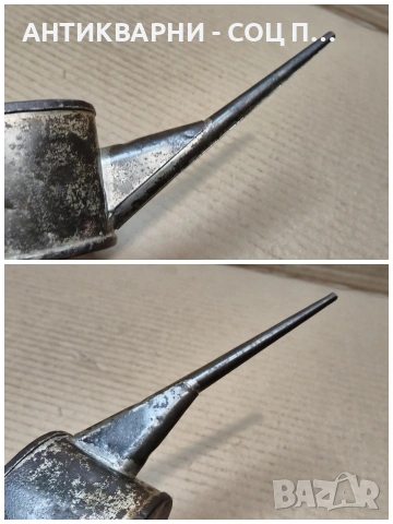 Стара Соц Метална Масльонка. / НОМЕР 1754., снимка 7 - Антикварни и старинни предмети - 53991343