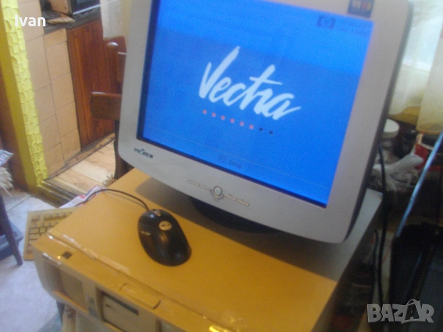 HP VECTRA VE Intel Pentium 200 MMX Серия 4 АНТИКА РЕТРО НАСТОЛЕН КОМПЮТЪР ОТ 90-те ГОДИНИ ОТЛИЧЕН, снимка 8 - За дома - 55285584