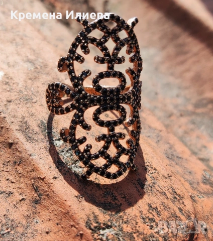 Сребърен пръстен , снимка 2 - Пръстени - 53991931