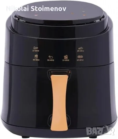 Дигитален въздушен фритюрник Cheffinger Led Air Fryer 1400W - 8L, снимка 7 - Фритюрници - 55467410